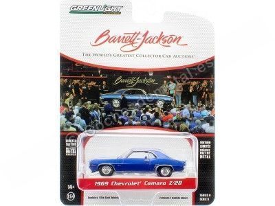 Cochesdemetal.es 1969 Chevrolet Camaro Z / 28 "Barrett Jackson Series 9" 1:64 Greenlight 37250C 2