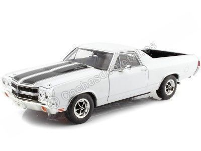 Cochesdemetal.es 1970 Chevrolet El Camino SS 396 Blanco 1:18 Welly 12543