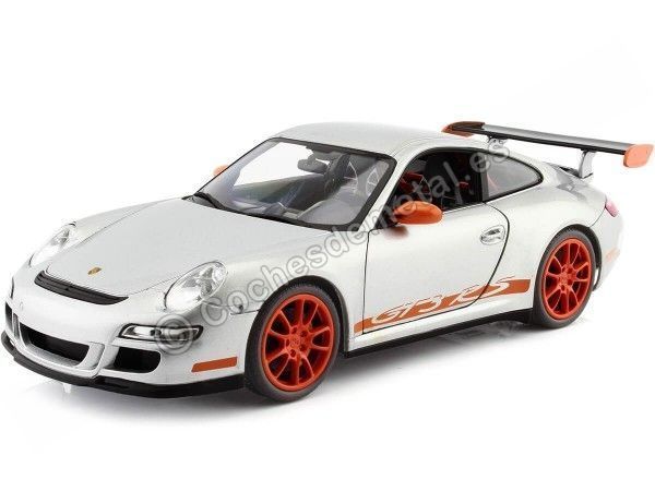 Cochesdemetal.ES 2006 Porsche 911 (997) GT3 RS Gris 1:18 Welly 18015