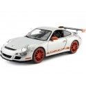 Cochesdemetal.ES 2006 Porsche 911 (997) GT3 RS Gris 1:18 Welly 18015