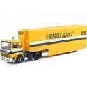 Cochesdemetal.es 1977 Trailer Berliet TR350 Transport Renault Sport F1 Amarillo 1:43 IXO Models TTR029.22