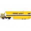 Cochesdemetal.es 1977 Trailer Berliet TR350 Transport Renault Sport F1 Amarillo 1:43 IXO Models TTR029.22