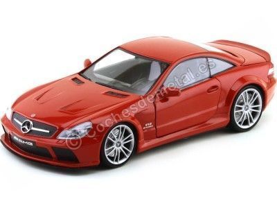 Cochesdemetal.es 2009 Mercedes-Benz SL65 AMG Black Series R230 Rojo 1:18 Motor Max 79161