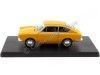 Cochesdemetal.es 1965 Fiat 850 Coupe (Seat 850 Coupe) Amarillo 1:24 WhiteBox 124168-O