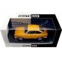 Cochesdemetal.es 1965 Fiat 850 Coupe (Seat 850 Coupe) Amarillo 1:24 WhiteBox 124168-O