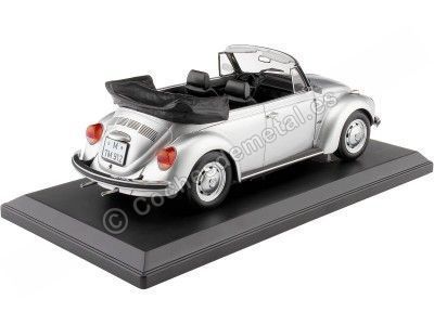 Cochesdemetal.es 1973 Volkswagen VW 1303 Cabriolet Plateado 1:18 Norev 188530 2