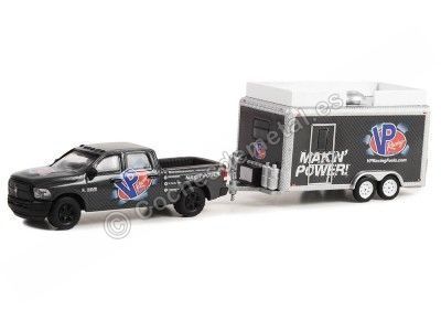 Cochesdemetal.es 2018 Dodge Ram 2500 VP Racing Fuels + Remolque VP Racing Fuels "Hitch & Tow Series 27" 1:64 Greenlight 32270C