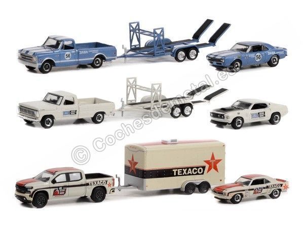 Cochesdemetal.es Lote de 3 Modelos "Racing Hitch & Tow Series 4" 1:64 Greenlight 31140