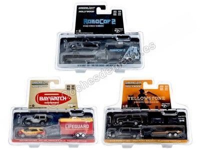 Cochesdemetal.es Lote de 3 Modelos "Hollywood Hitch & Tow Series 11" 1:64 Greenlight 31150 2