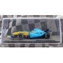 Cochesdemetal.es 2004 Renault R24 Nº7 Jarno Trulli Azul/Amarillo 1:43 Editorial Salvat F1 14