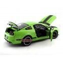 2013 Ford Mustang BOSS 302 Verde 1:18 Shelby Collectibles 453 Cochesdemetal 11 - Coches de Metal 