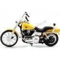 Cochesdemetal.es 2001 Harley-Davidson FXDWG Dyna Wide Glide Amarilla 1:18 Maisto 34360_391
