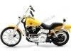 Cochesdemetal.es 2001 Harley-Davidson FXDWG Dyna Wide Glide Amarilla 1:18 Maisto 34360_391