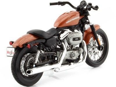 Cochesdemetal.es 2007 Harley-Davidson XL 1200N Nighster Cobre 1:18 Maiso 34360_383 2