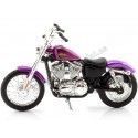 Cochesdemetal.es 2013 Harley-Davidson XL 1200V Seventy-Two Púrpura Bicapa 1:18 Maisto 34360_385