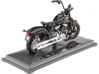 Cochesdemetal.es 2008 Harley-Davidson FLSTB Cross Bones Negra Metalizado 1:18 Maisto 34360_384 2