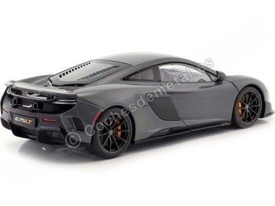 Cochesdemetal.es 2016 McLaren 675 Lt Gris Chicane 1:18 Autoart 76047 2