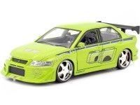 2003 Mitsubishi Lancer Evo VII "Fast & Furious 2" Verde 1:24 Jada Toys 99788