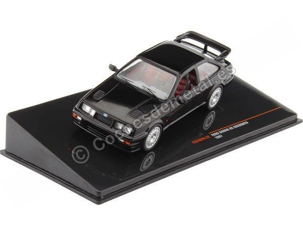 Cochesdemetal.es 1987 Ford Sierra RS Cosworth Negro 1:43 IXO Models CLC482N.22