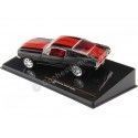 Cochesdemetal.es 1967 Ford Mustang Fastback Custom Negro / Rojo 1:43 Modèles IXO CLC478N.22