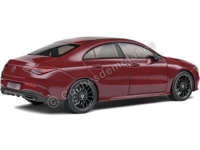 Cochesdemetal.es 2019 Mercedes-Benz CLA Coupe AMG Line (C118) Rojo Patagonia 1:18 Solido S1803104 2