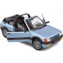 Cochesdemetal.es 1989 Peugeot 205 CTI MK1 Convertible Azul Azzuro 1:18 Solido S1806203