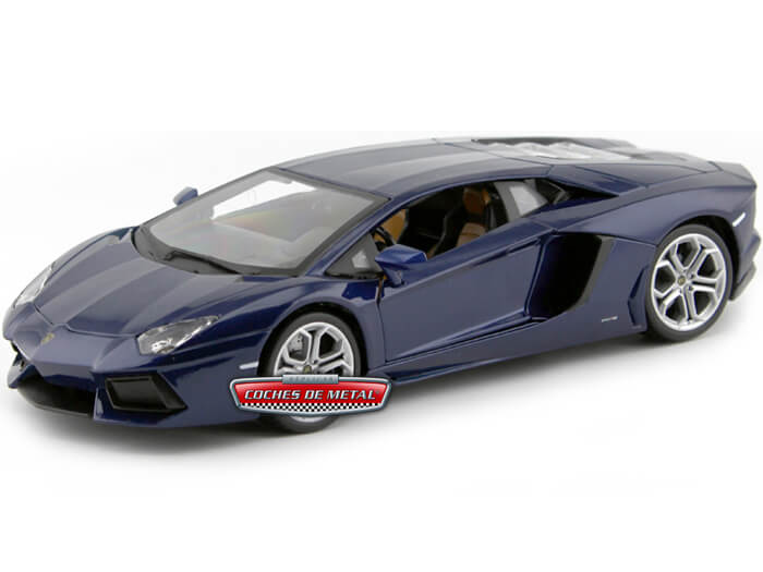 2011 Lamborghini Aventador LP700-4 Azul marino 1:18 Bburago 11033