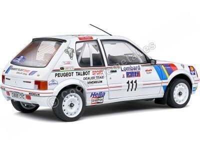 Cochesdemetal.es 1988 Peugeot 205 GTI Nº 111 McRae/Ringer Rally Lombard RAC 1:18 Solido S1801715 2