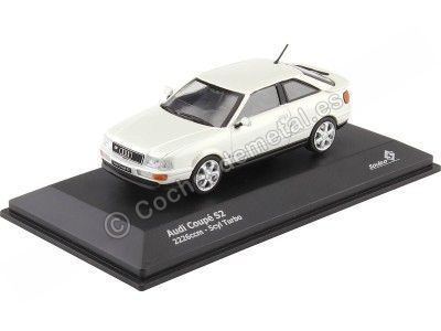 Cochesdemetal.es 1992 Audi S2 Coupé Turbo Blanco Perla 1:43 Solido S4312202