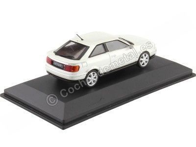 Cochesdemetal.es 1992 Audi S2 Coupé Turbo Blanco Perla 1:43 Solido S4312202 2