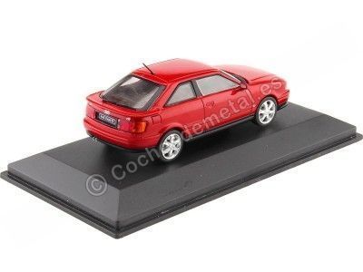 Cochesdemetal.es 1992 Audi S2 Coupé Turbo Rojo 1:43 Solido S4312201 2