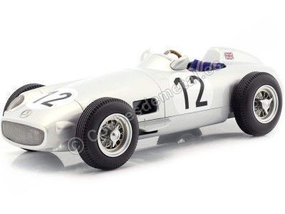 Cochesdemetal.es 1955 Mercedes-Benz W196 Nº12 Stirling Moss Ganador GP F1 Inglaterra y Campeón Mundial 1:18 Werk83 W1801802