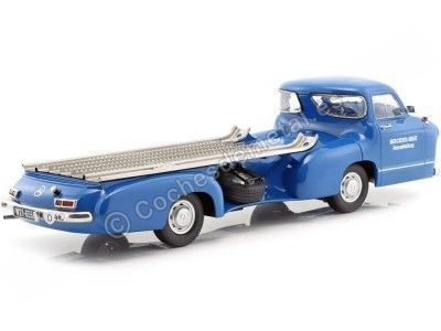 Cochesdemetal.es 1955 Mercedes-Benz Renntransporter "El Milagro Azul" 1:18 Werk83 W1801701 2