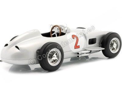 Cochesdemetal.es 1955 Mercedes-Benz W196 Nº2 Juan Manuel Fangio GP F1 Mónaco Campeón del Mundo 1:18 Werk83 W1801806 2