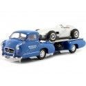 Cochesdemetal.es 1955 Mercedes-Benz "El Milagro Azul" + W196 "Flecha de Plata" 1:18 Werk83 W1801801 W1801701