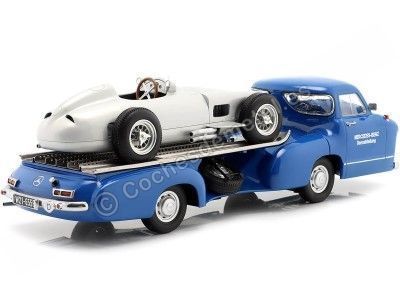 Cochesdemetal.es 1955 Mercedes-Benz "El Milagro Azul" + W196 "Flecha de Plata" 1:18 Werk83 W1801801 W1801701 2