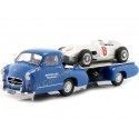 Cochesdemetal.es 1955 Mercedes-Benz "El Milagro Azul" + W196 Nº8 "Flecha de Plata" 1:18 Werk83 W1801803 W1801701