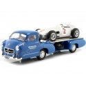 Cochesdemetal.es 1955 Mercedes-Benz "El Milagro Azul" + W196 Nº2 "Flecha de Plata" 1:18 Werk83 W1801806 W1801701
