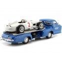 Cochesdemetal.es 1955 Mercedes-Benz "El Milagro Azul" + W196 Nº2 "Flecha de Plata" 1:18 Werk83 W1801806 W1801701