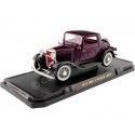 Cochesdemetal.es 1932 Ford 3-Windows Coupé Violeta/Negro 1:18 Lucky Diecast 92248