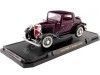 Cochesdemetal.es 1932 Ford 3-Windows Coupé Violeta/Negro 1:18 Lucky Diecast 92248