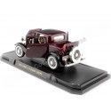 Cochesdemetal.es 1932 Ford 3-Windows Coupé Violeta/Negro 1:18 Lucky Diecast 92248