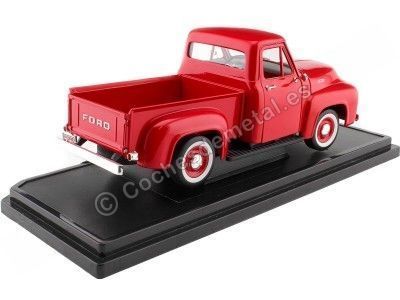 Cochesdemetal.es 1953 Ford F-100 Pickup Rojo 1:18 Lucky Diecast 92148 2