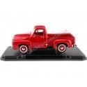 Cochesdemetal.es 1953 Ford F-100 Pickup Rojo 1:18 Lucky Diecast 92148