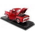 Cochesdemetal.es 1953 Ford F-100 Pickup Rojo 1:18 Lucky Diecast 92148