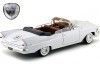 Cochesdemetal.es 1961 Chrysler Imperial Crown Convertible Blanco/Negro 1:18 Lucky Diecast 20138