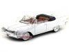 Cochesdemetal.es 1961 Chrysler Imperial Crown Convertible Blanco/Negro 1:18 Lucky Diecast 20138