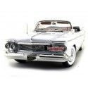 Cochesdemetal.es 1961 Chrysler Imperial Crown Convertible Blanco/Negro 1:18 Lucky Diecast 20138