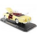 Cochesdemetal.es 1953 Packard Caribbean convertible Amarillo Claro 1:18 Lucky Diecast 92798