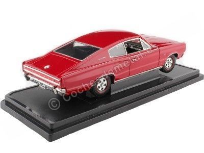 Cochesdemetal.es 1966 Dodge Charger Coupe Rojo 1:18 Lucky Diecast 92638 2